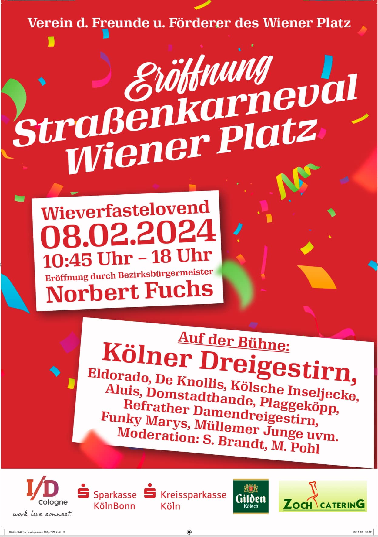 Straßenkarneval Wiener Platz 08.02.2024